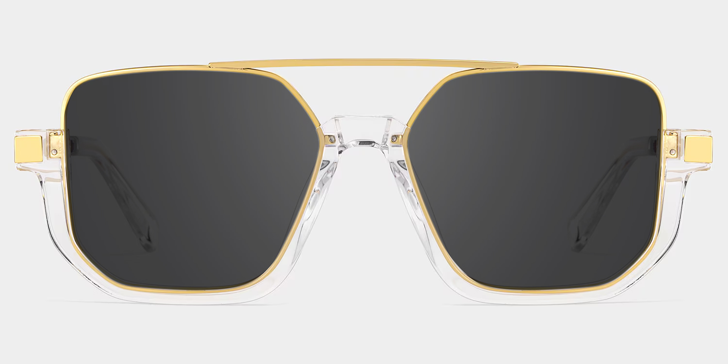 Oromiya Aviator Clear Glasses