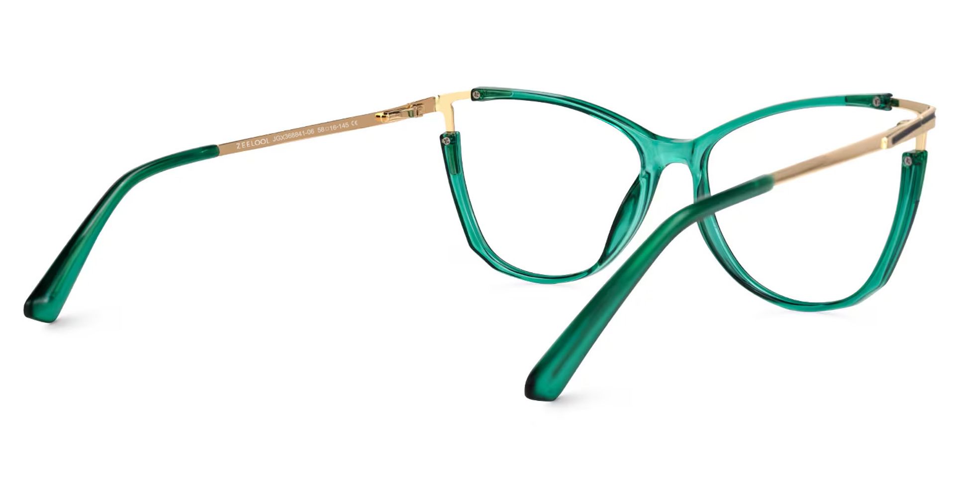 Cateye Yomary Green Eyeglasses and Glasses Frames Deals3