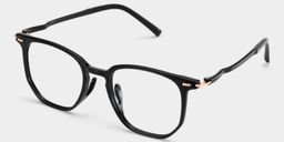 Isla Geometric Black Glasses2