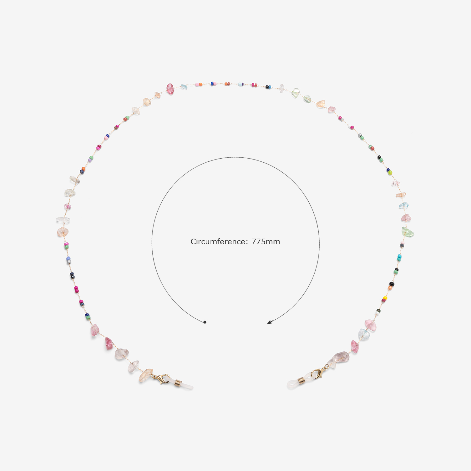 Colorful Gravel Chains Accessories For Glasses2