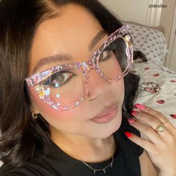 Pearl Cateye Pink Glasses12