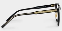 Hailey Square Black Glasses4