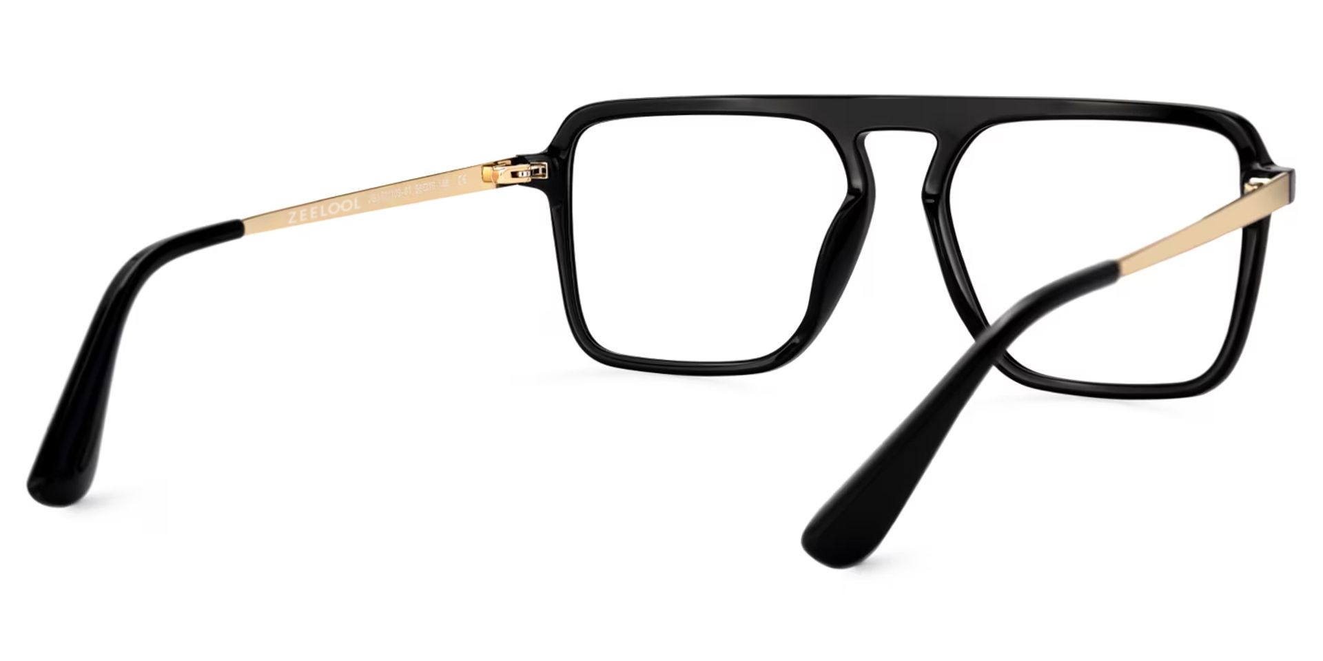 Briannie Black Aviator Prescription Glasses Online | ZEELOOL UK3