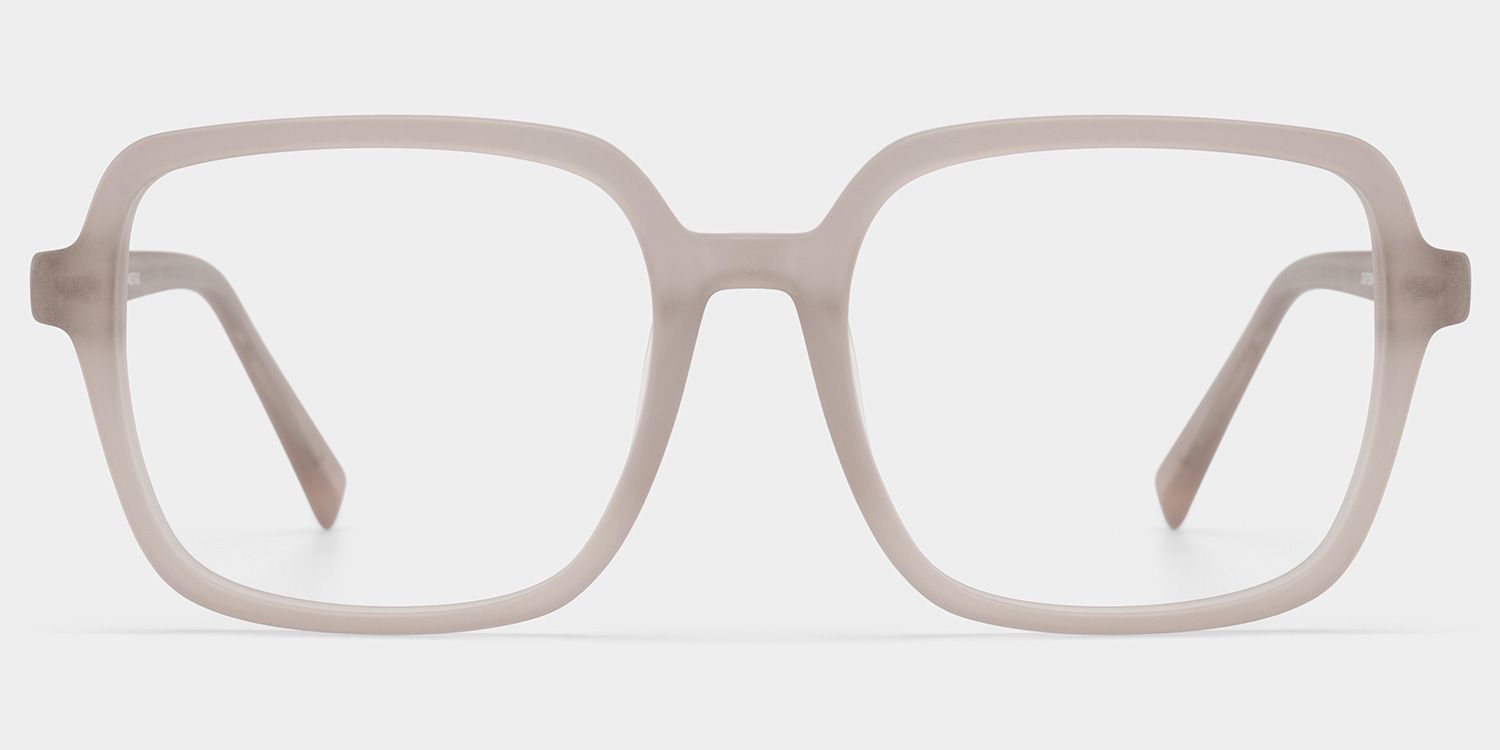Kenneth Khaki Square Glasses for Ladies | ZEELOOL0
