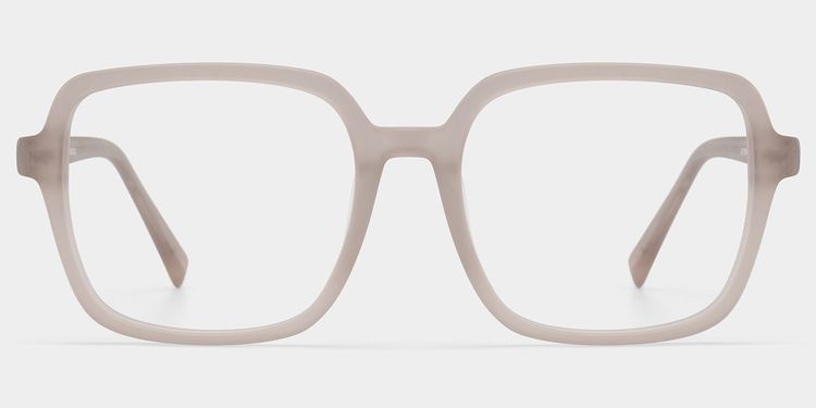 Kenneth Khaki Square Glasses