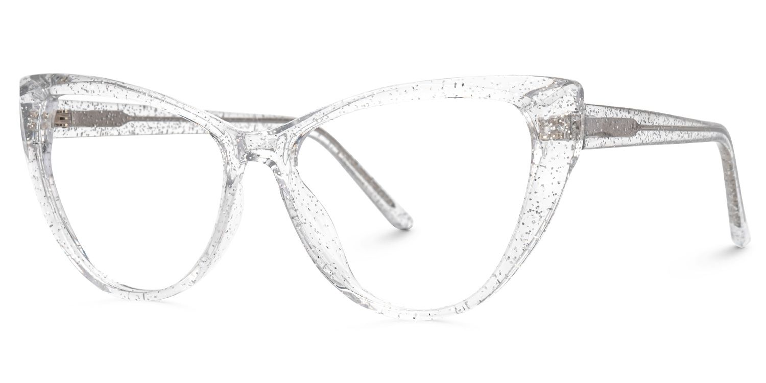 Tarun Cateye Clear Frame Glasses | ZEELOOL UK1
