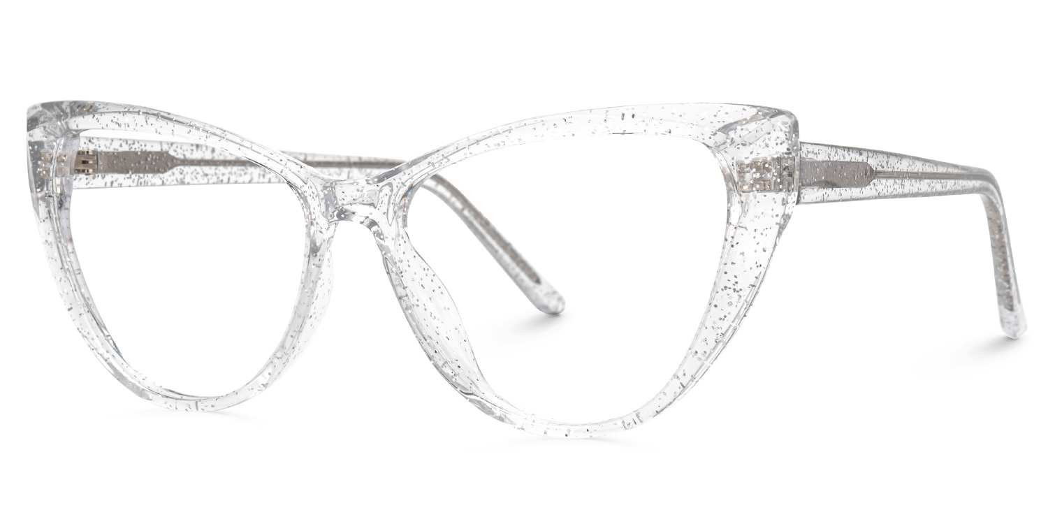 Tarun Cateye Crystal Frame Glasses | ZEELOOL UK1