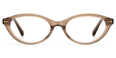 Ashby Brown Oval Glasses