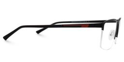 Graniela Black Rectangle Glasses2