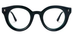 Belloso Round Green Glasses0