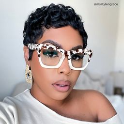 Benitez Square Two-Tone Glasses7