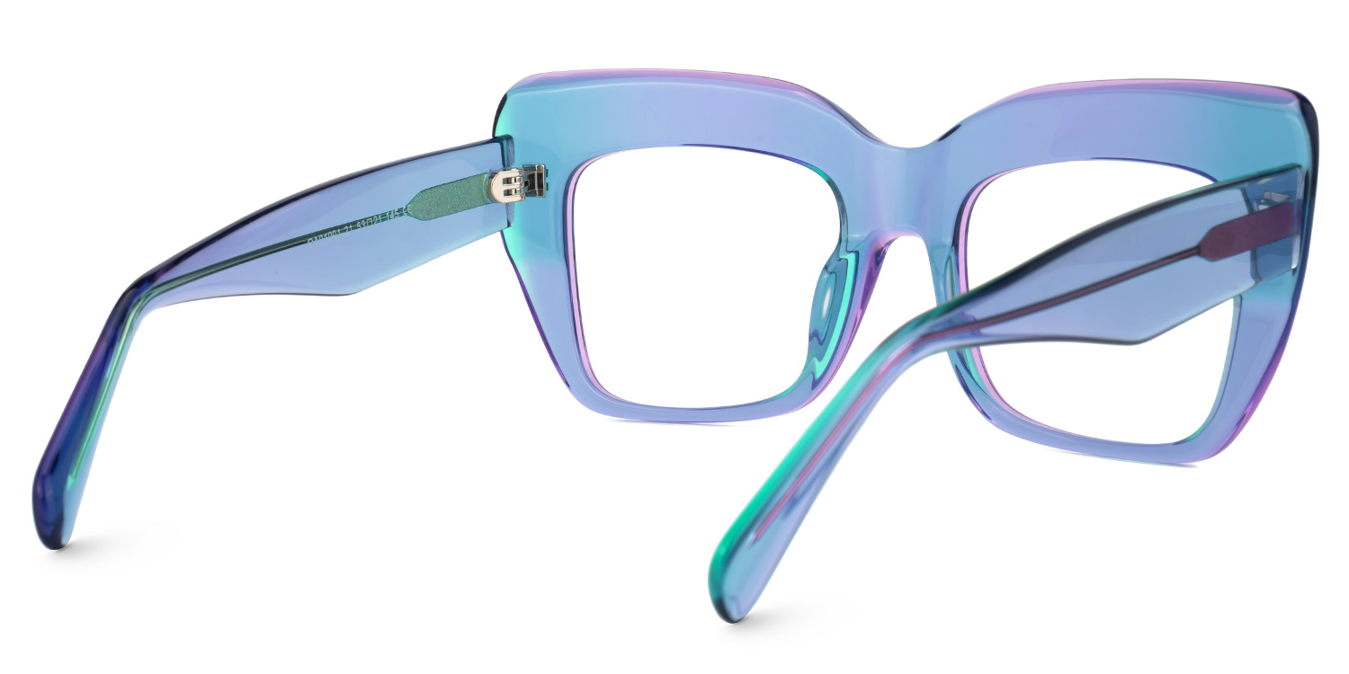 Charmaine Cat Eye Light-Purple Glasses | ZEELOOL UK3