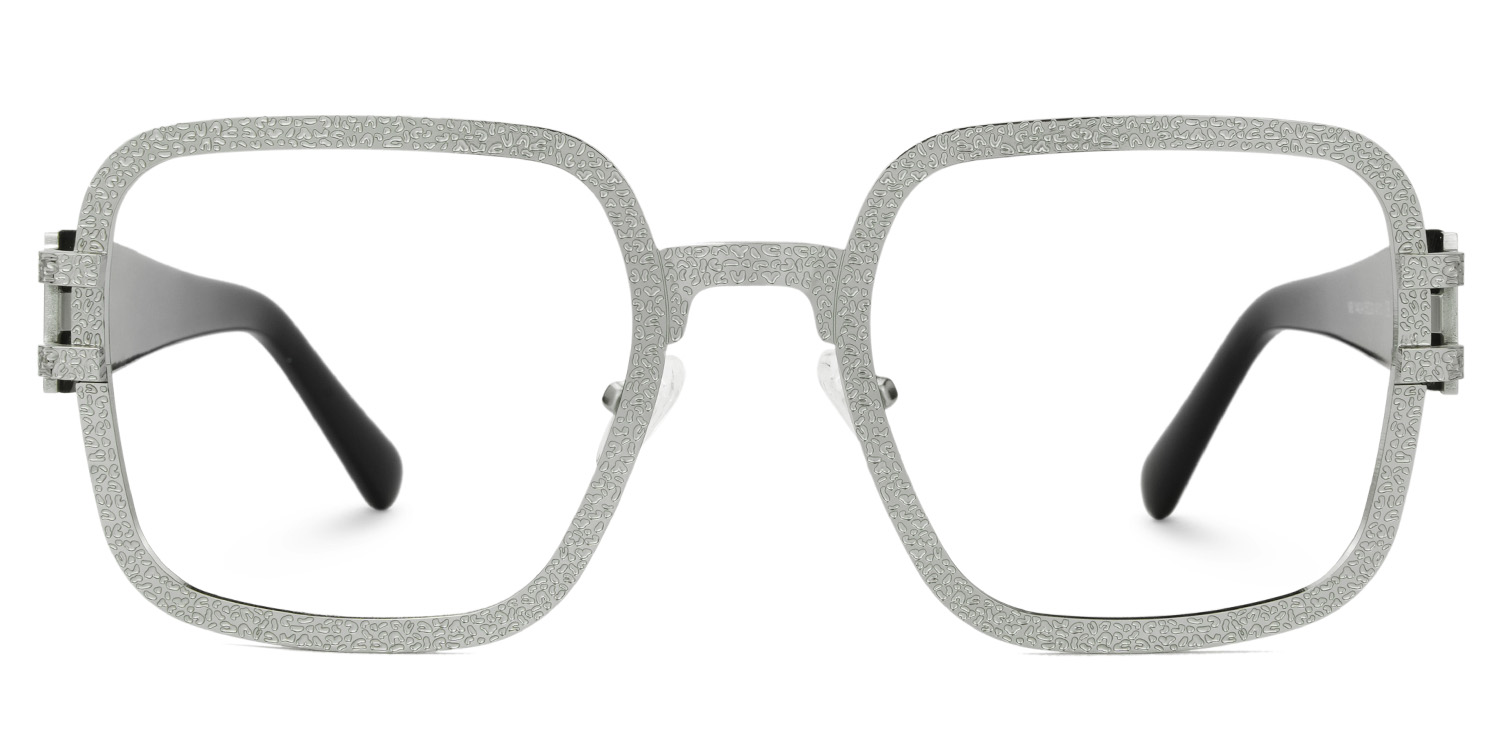 Rudolph Square Silver Glasses1