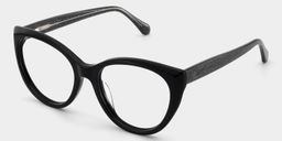 Kiera  Cat-eye Black Glasses2