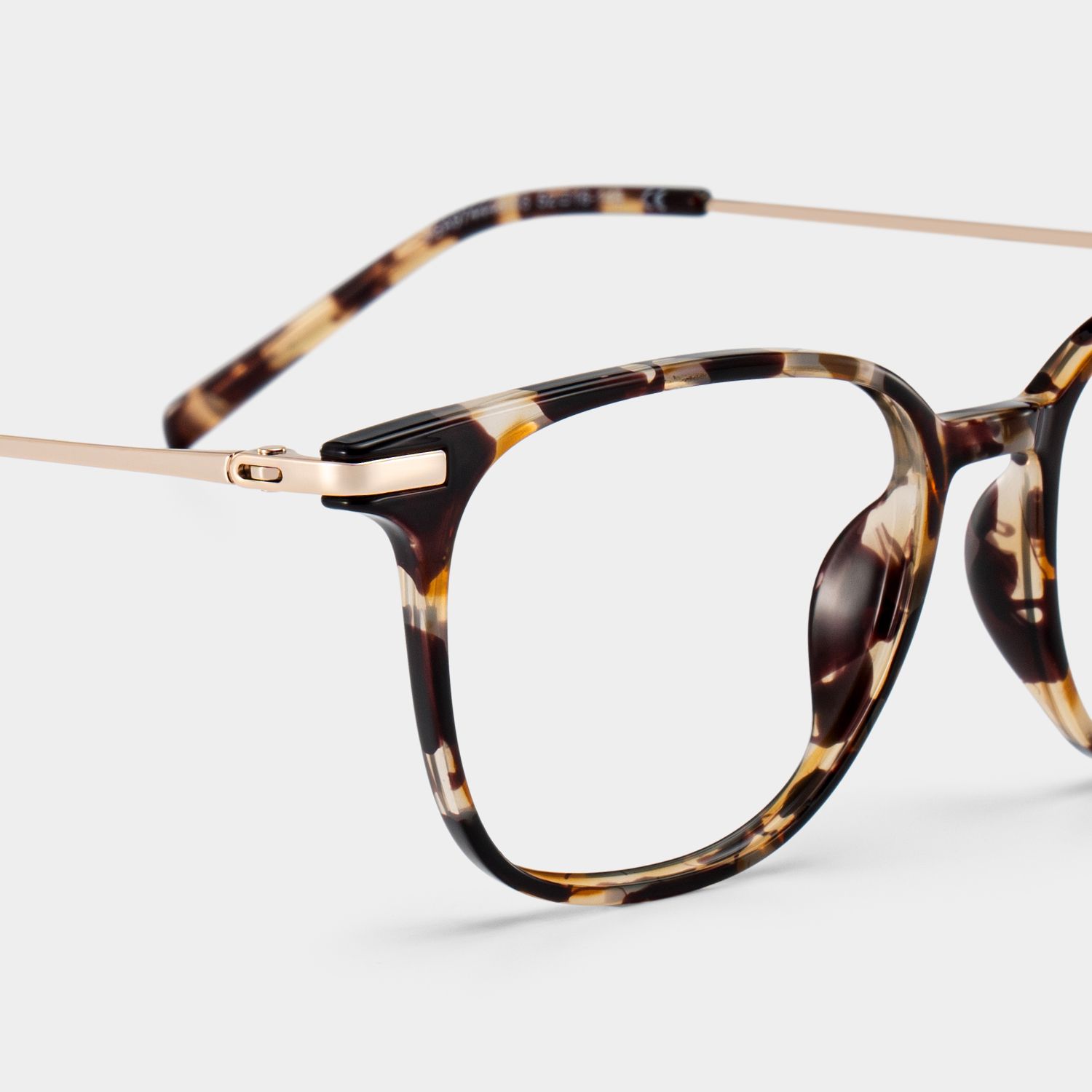 Florence Rectangular Tortoise Shell Eyeglass Frames for Women | ZEELOOL UK5