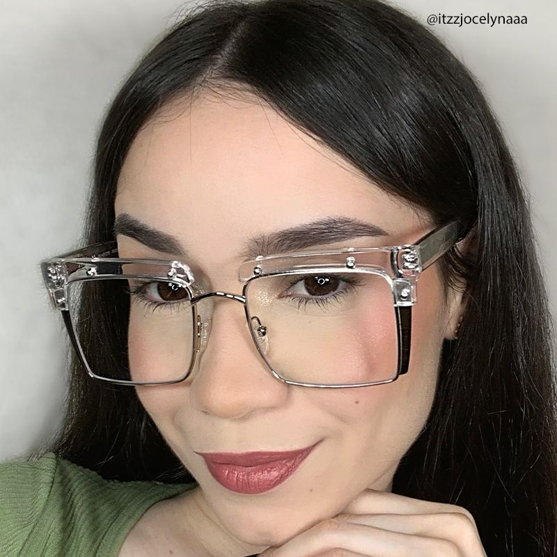 Kiana Square Clear Frame Glasses | Zeelool Optical7