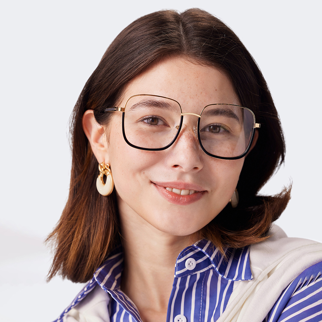 Perfecta Big Square Prescription Glasses | ZEELOOL UK7