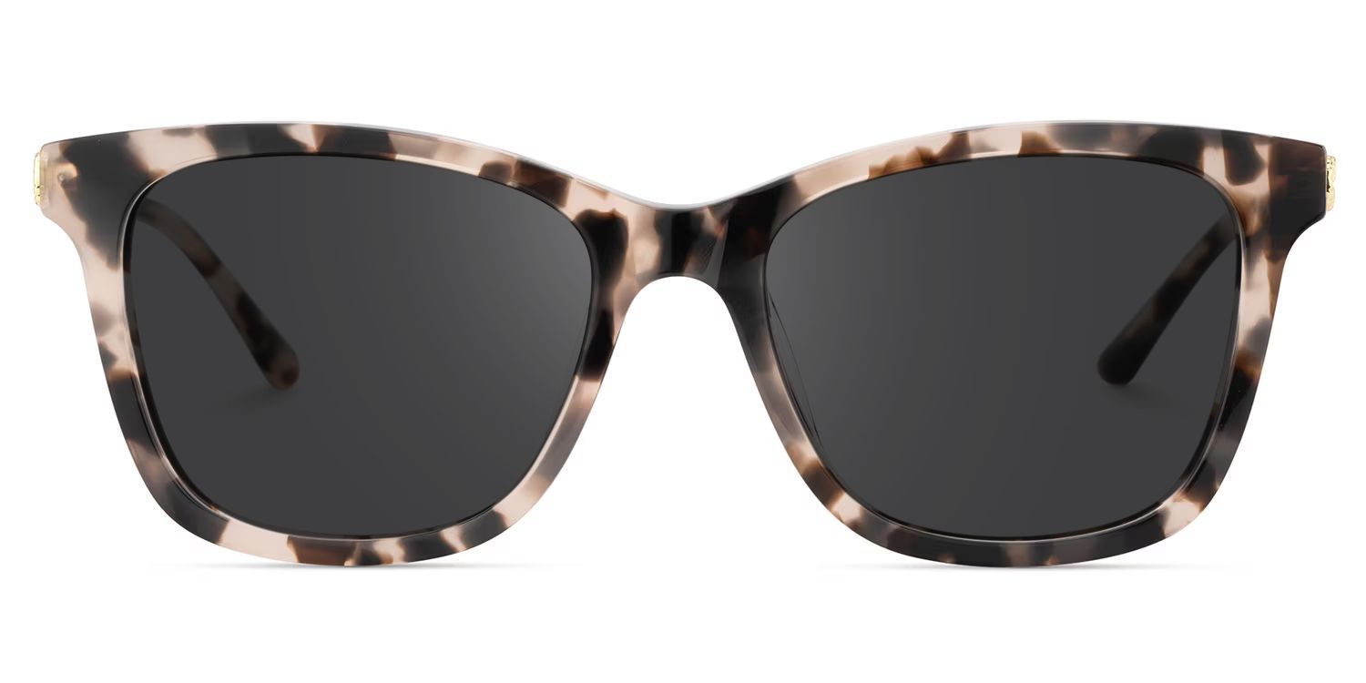 Vibert Tortoise Frame Sunglasses with Rectangle Style | ZEELOOL UK0