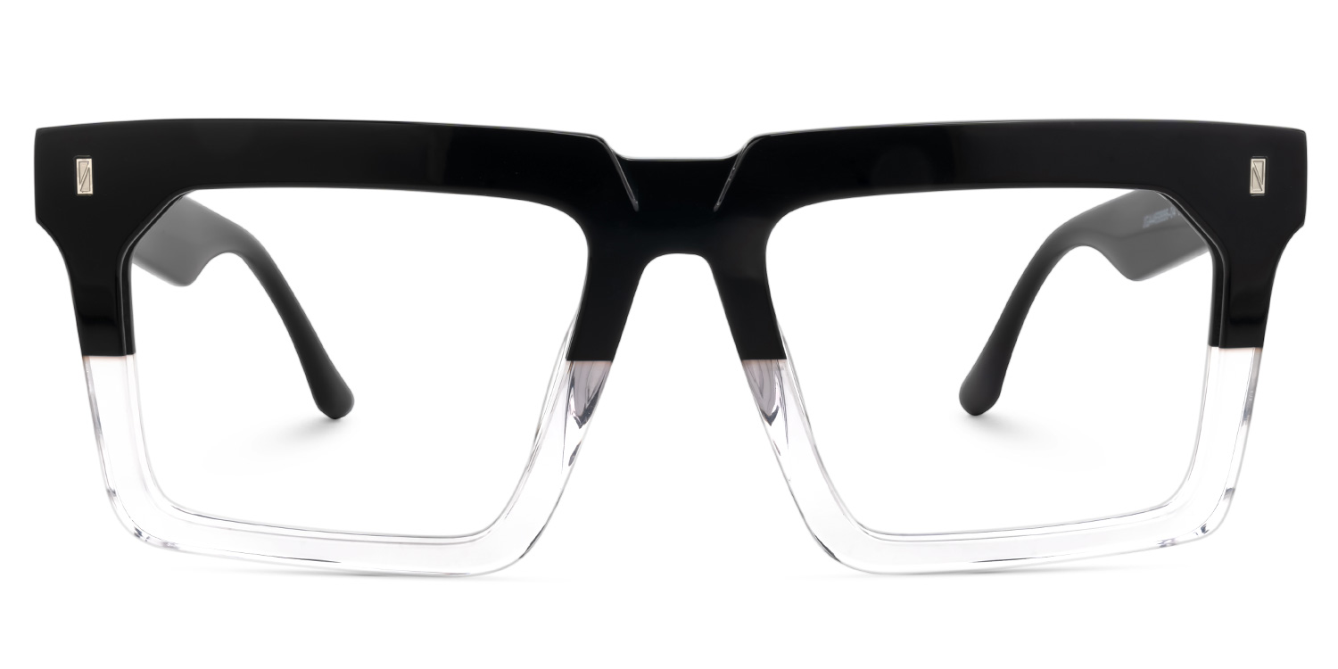Moreland Rectangle Two-Tone Glasses