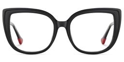 Fenn Cateye Black Glasses0