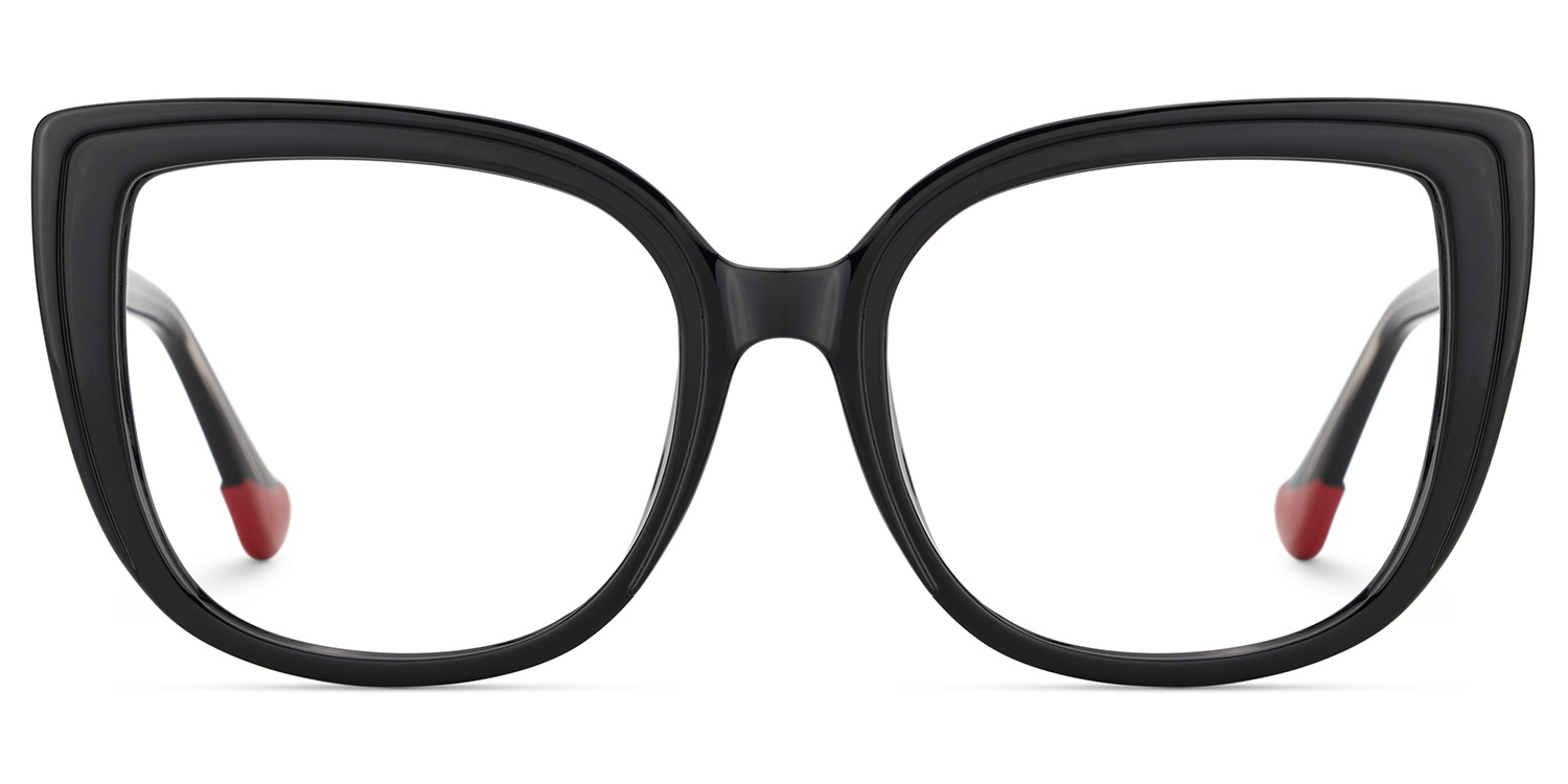 Fenn Cateye Black Glasses good-img