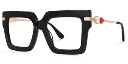 Radic Black Square Glasses1