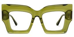 Milner Square Green Glasses0