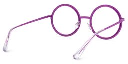 Vevay Round Purple Glasses3