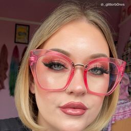 Denis Cat Eye Pink Glasses4