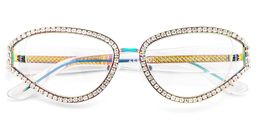 Star Cateye Iridescent Glasses2