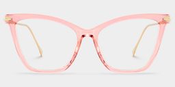 Hilary Butterfly Pink Glasses0