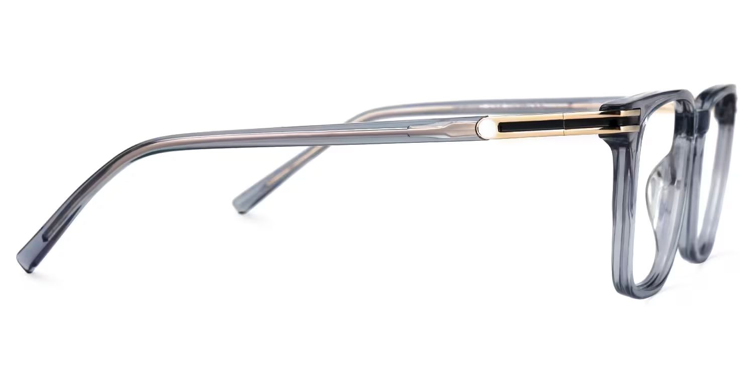 Square Kornelia Gray Glasses on sale -Zeelool Glasses2