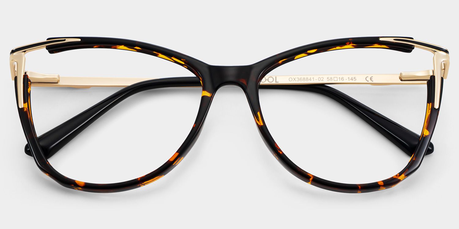 Yomary Cateye Tortoise Thin Frame Glasses | Zeelool1
