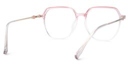 Capeles Square Pink Glasses4