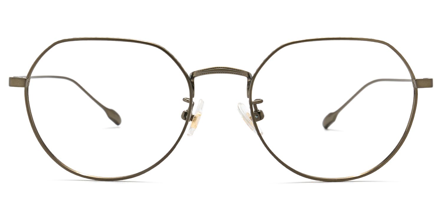 Round Titanium Eyeglasses Frames0