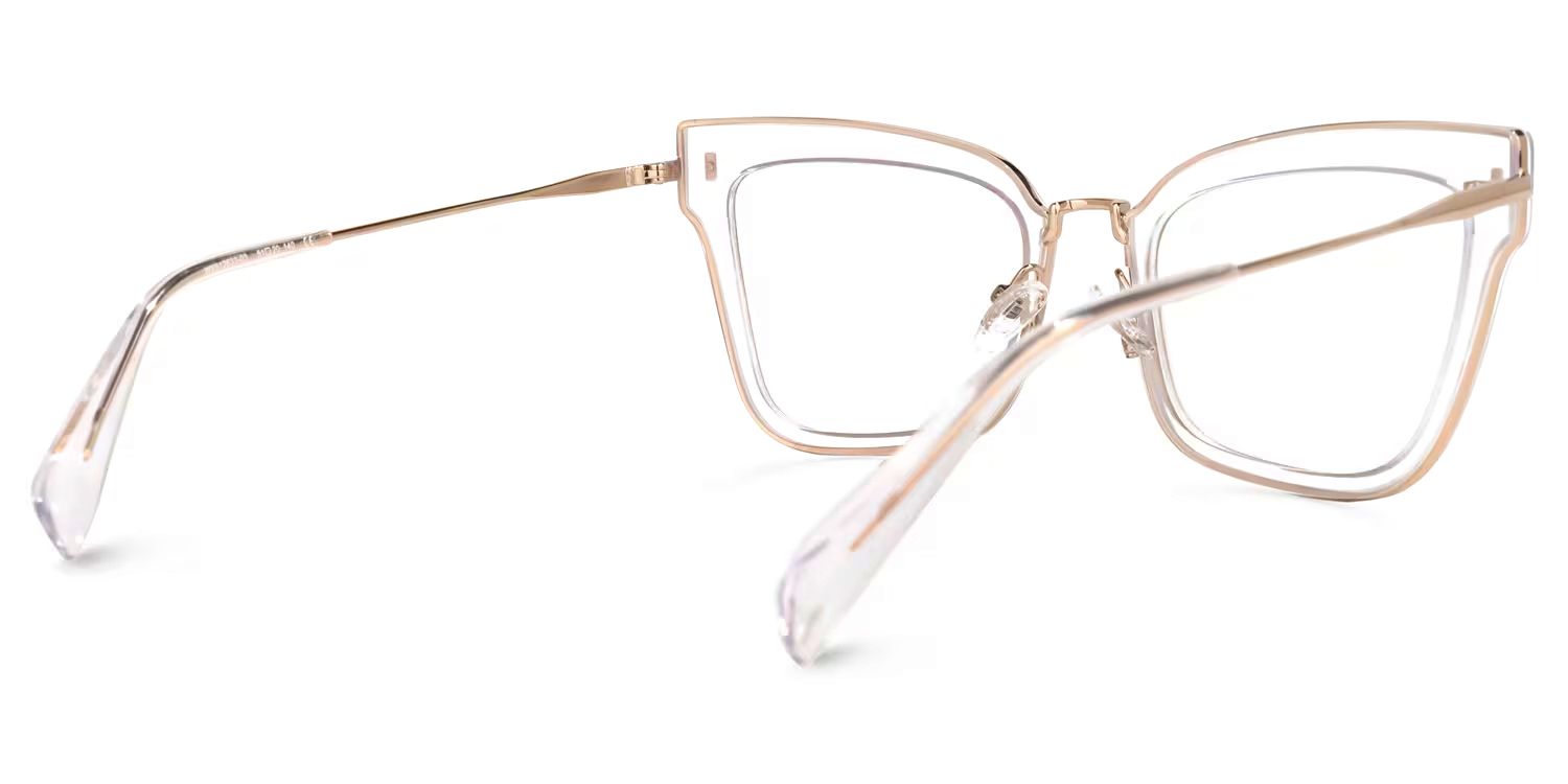 Tashawna Cateye Clear Glasses | ZEELOOL UK3