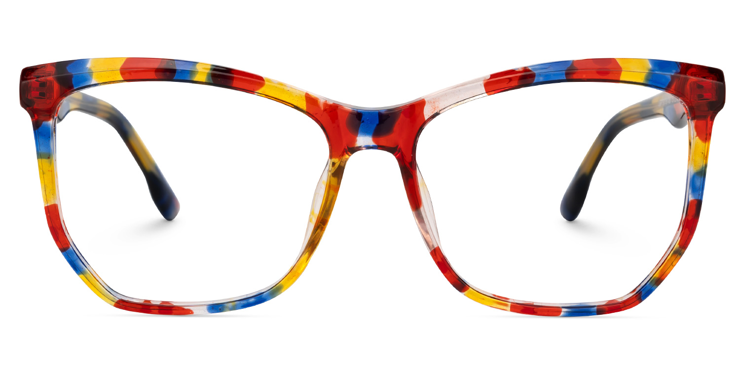 Libby Geometric Multicolor Glasses0