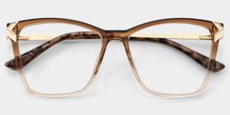 Mia Square Brown Glasses2