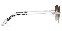 Seth Rectangle Silver Glasses3