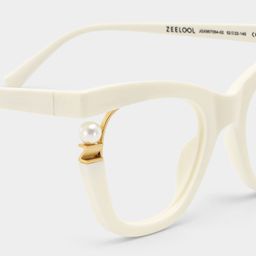 Pearl Cateye White Glasses5