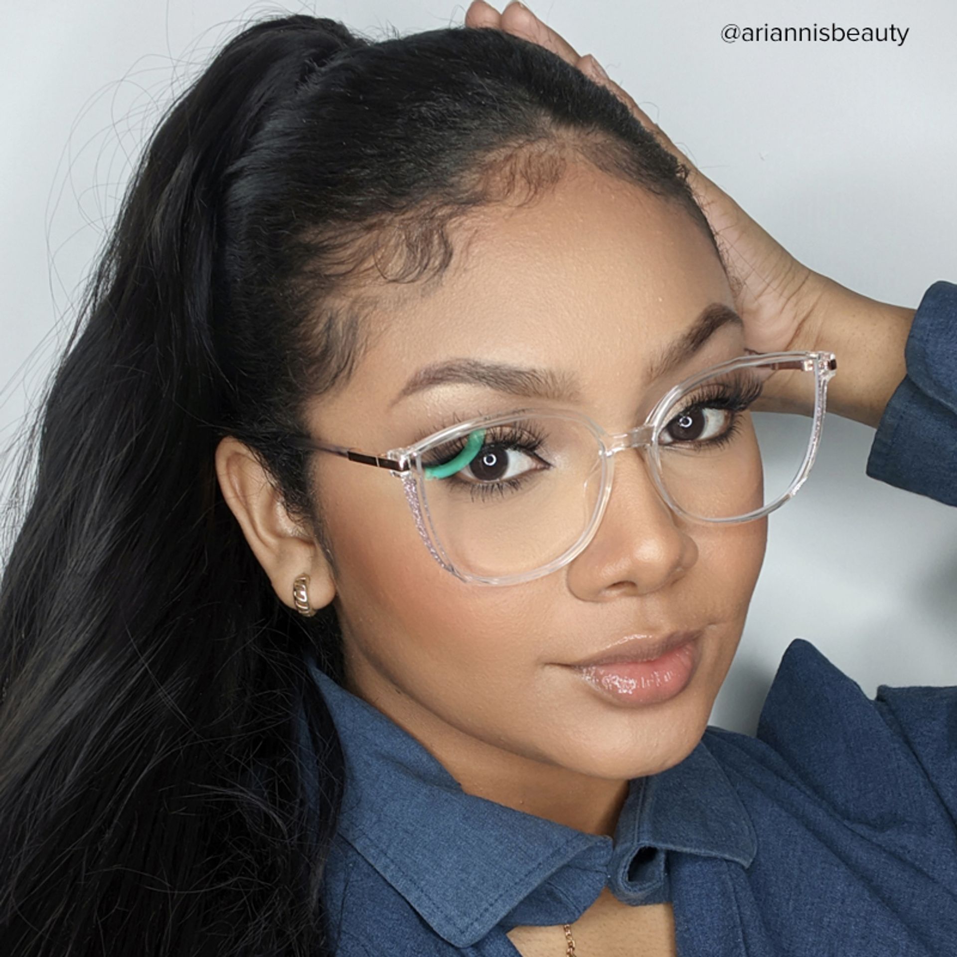 Rodz Square Clear Frame Glasses | ZEELOOL UK6