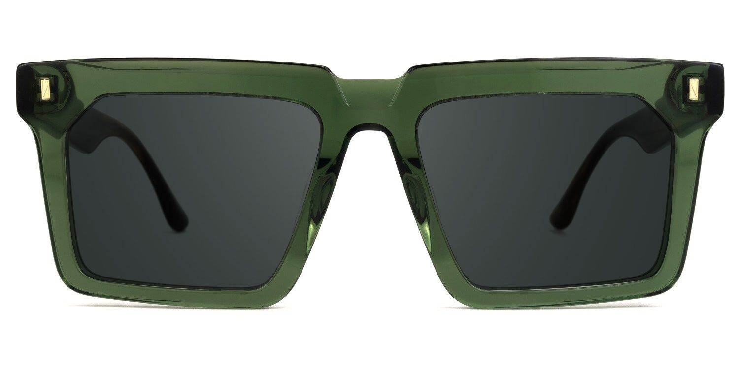 Moreland Rectangle Green Sunglasses Frames0