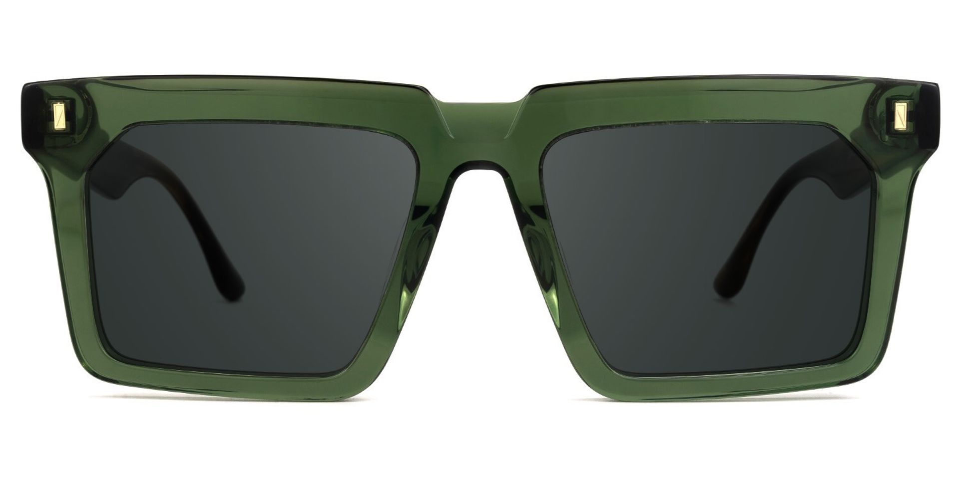 Moreland Rectangle Green Sunglasses Frames0
