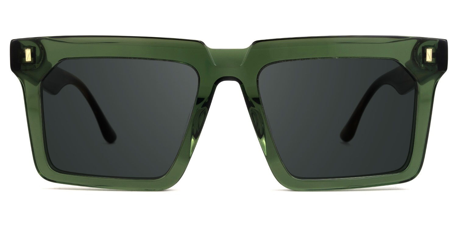 Moreland Rectangle Green Glasses good-img