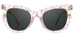 Pearl Cateye Pink Glasses0