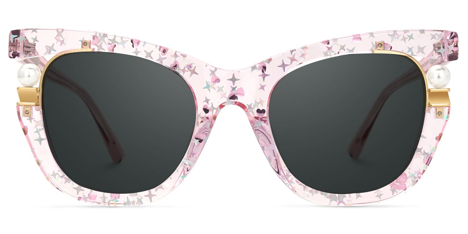 Pearl Pink Cat Eye Sunglasses to Frame Your Face | ZEELOOL UK0