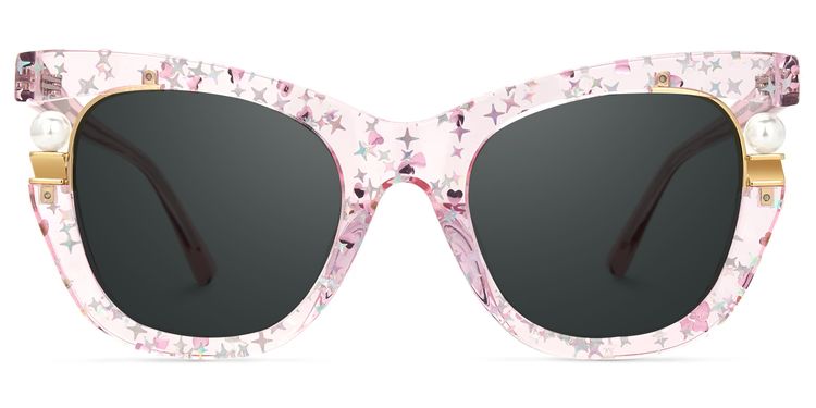 Pearl Cateye Pink Glasses