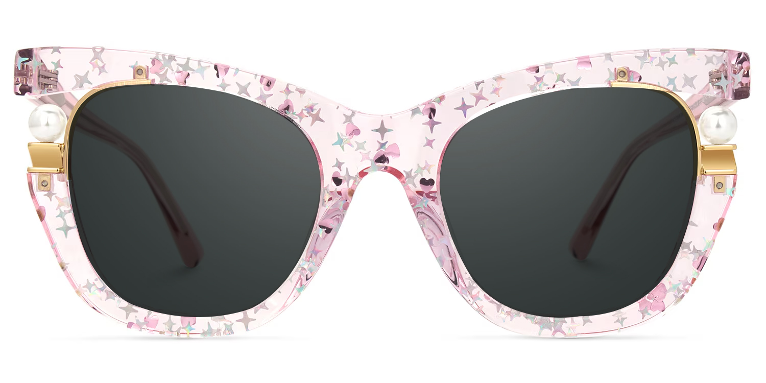 Pearl Cateye Pink Glasses