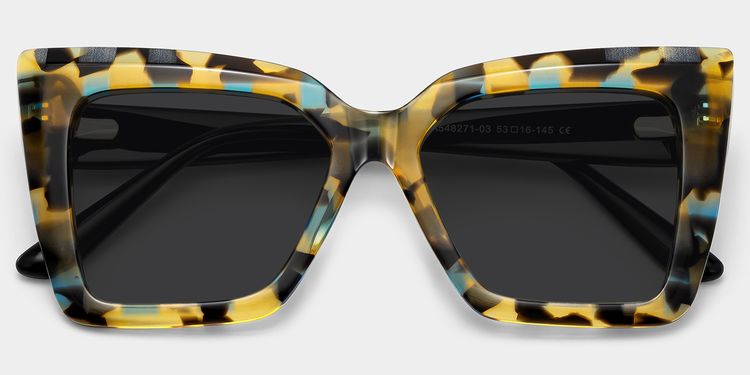 Thiline Square Tortoise Glasses
