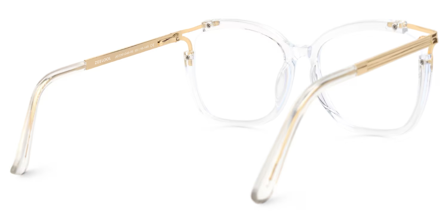 Sidibe Square Clear Glasses3
